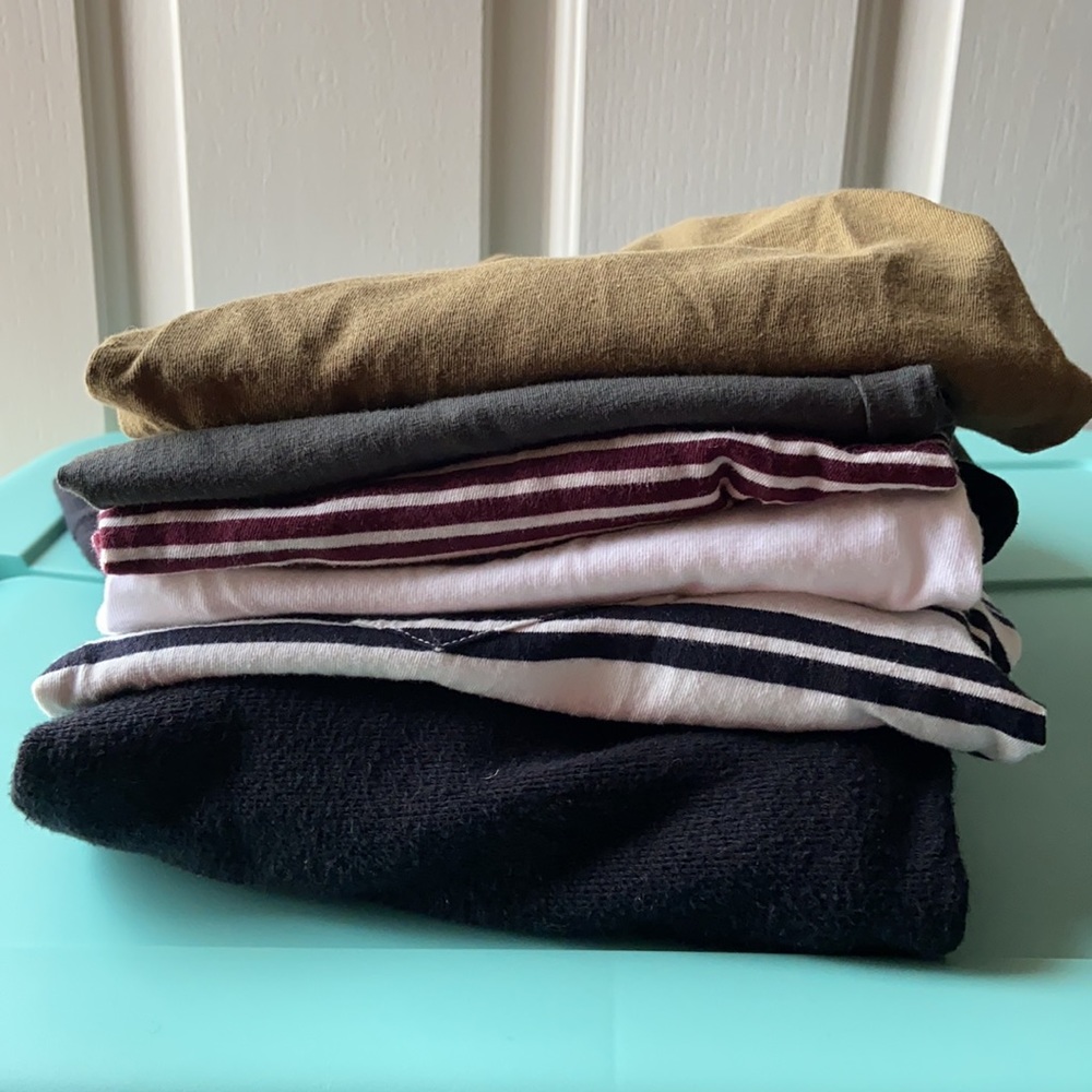BUNDLE - Everlane XS 100% cotton tops- six tops total EUC